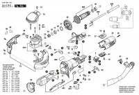 Bosch 3 601 B57 160 GET 75-150 Random orbital sander 110 V / GB Spare Parts GET75-150